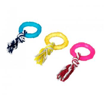 Hundespielzeug Ring mit Seil