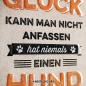 Preview: Blechschild "Glück anfassen" 20 x 30 - Kalender
