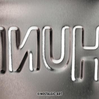 Blechschild "Was man von Hunden lernen kann" 20 x 30