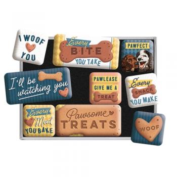 Preview: 9er Set Magneten "Every Bite You Take Dog Treats"