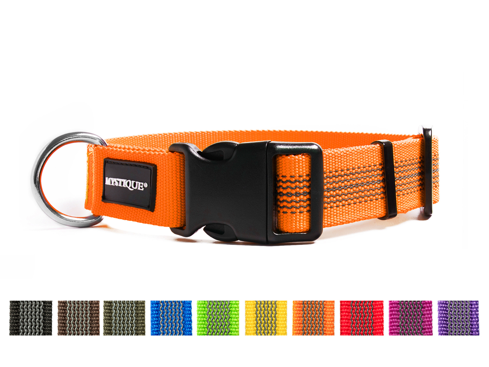 Retriever on Tour - gummiertes Halsband 25mm von Mystique