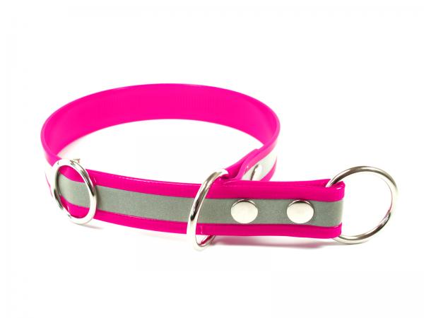 BioThane Schlupfhalsband reflex gold pink 25 mm breit, 60 cm von Mystique®