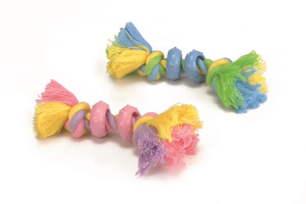 Baumwollseil mit Gummiringen 16 cm