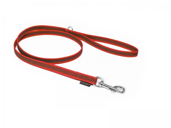 gummierte Leine 12mm breit von Mystique®, rot, 1m